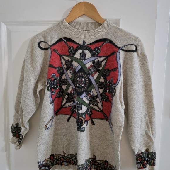 Colorful Patterned Sweater - Picture 2 of 5